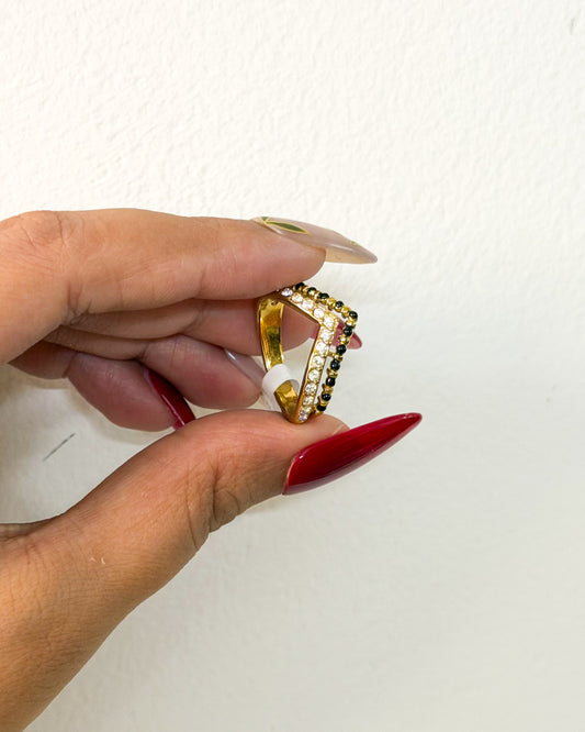 Luxe mangalsutra V ring ( p