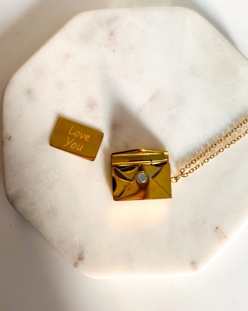 Secret Message Necklace - Anti Tarnish
