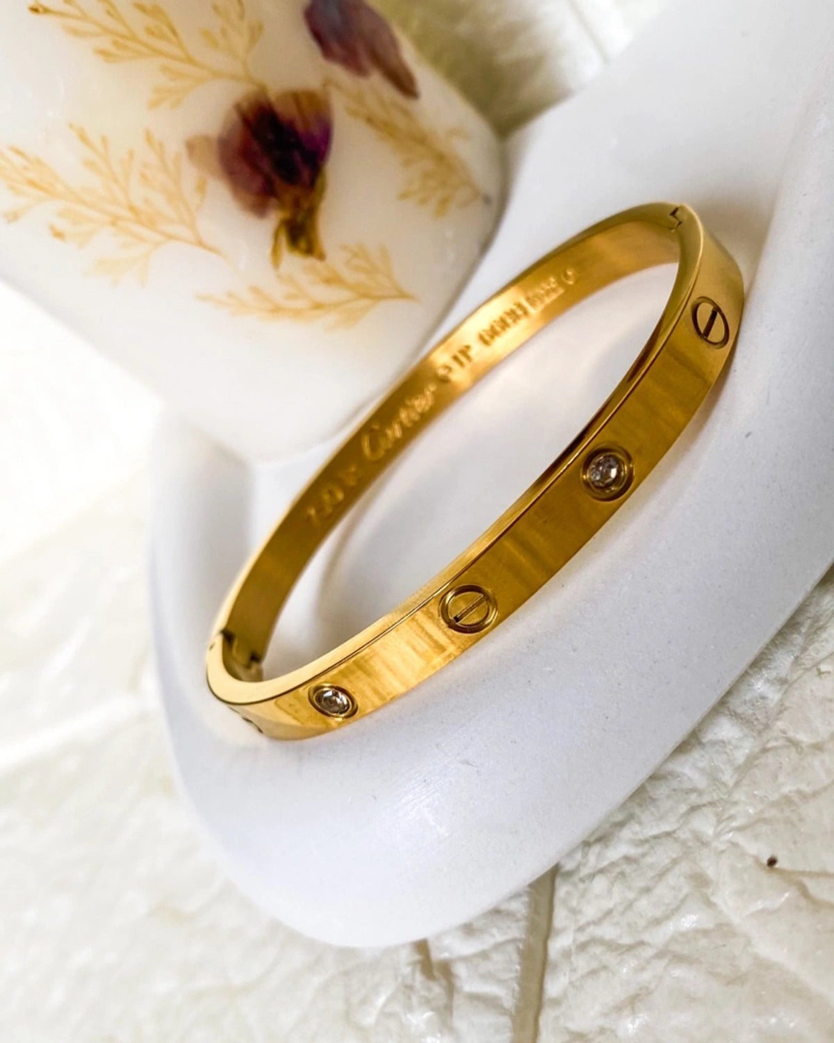 Cartier semi Studded Bracelet