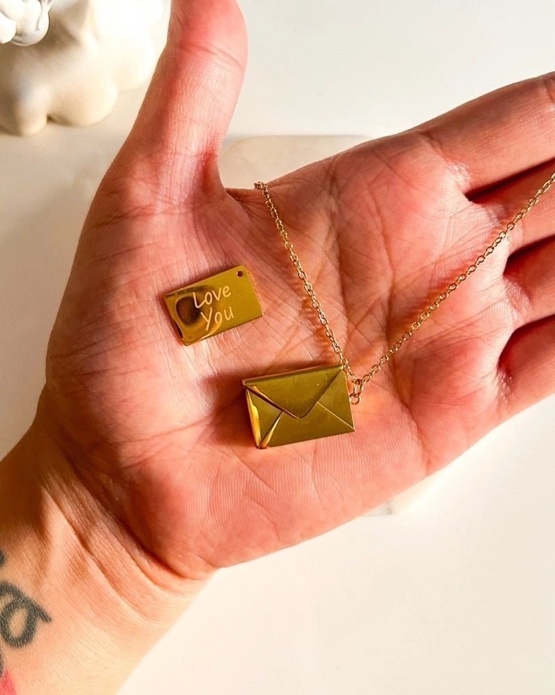 Secret Message Necklace - Anti Tarnish