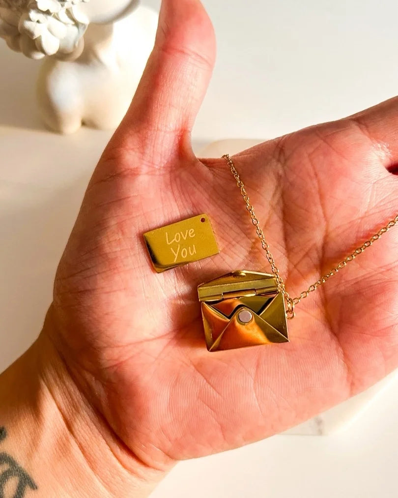 Secret Message Necklace - Anti Tarnish