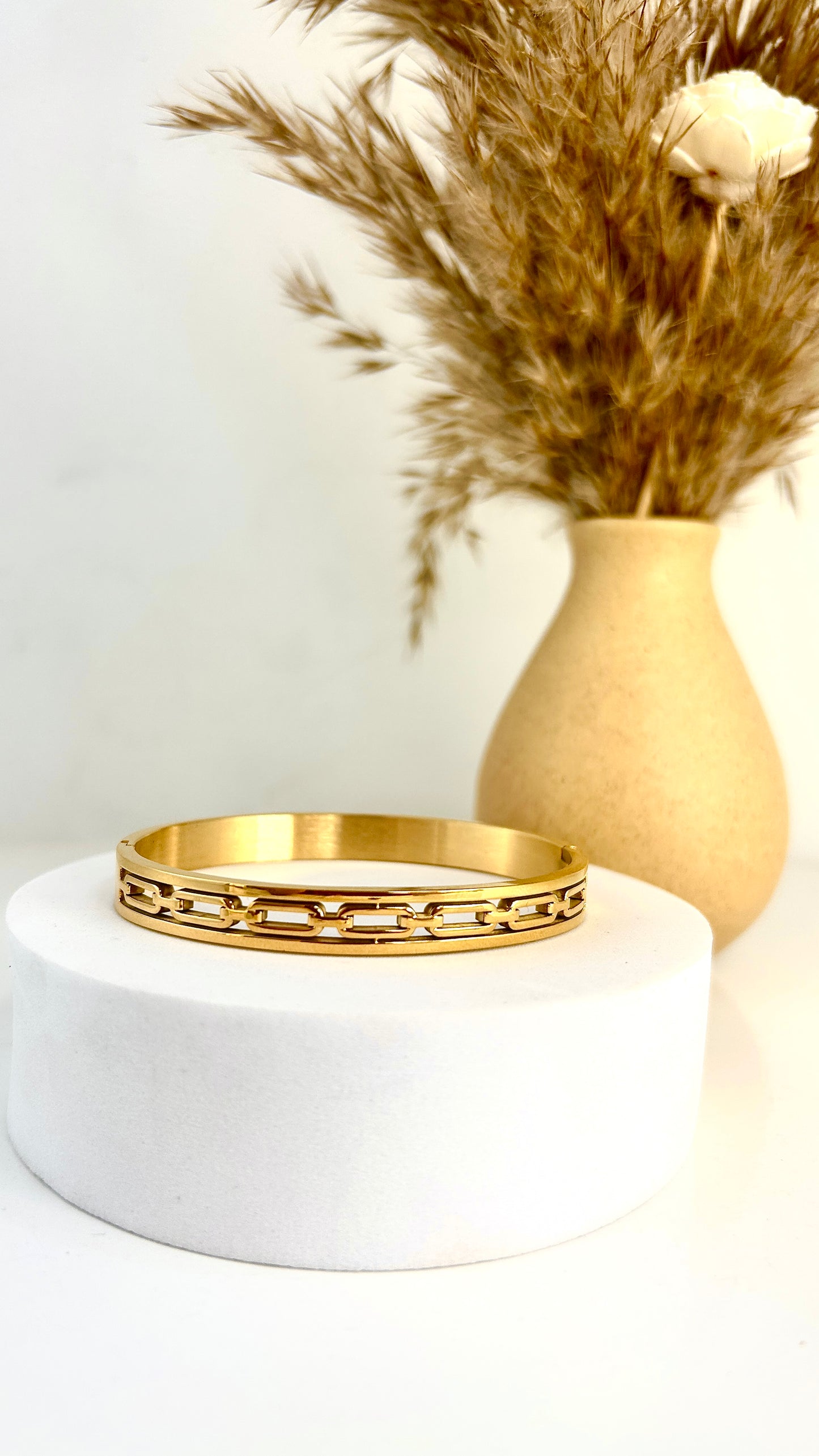 Link pattern bracelet men