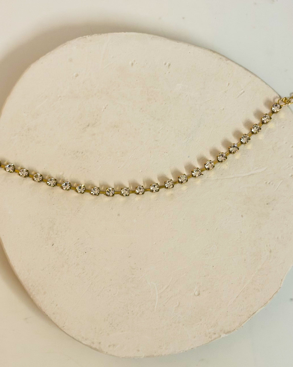 Round stone tennis bracelet