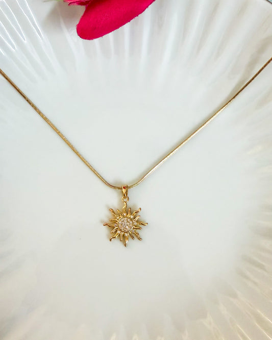 Sun necklace