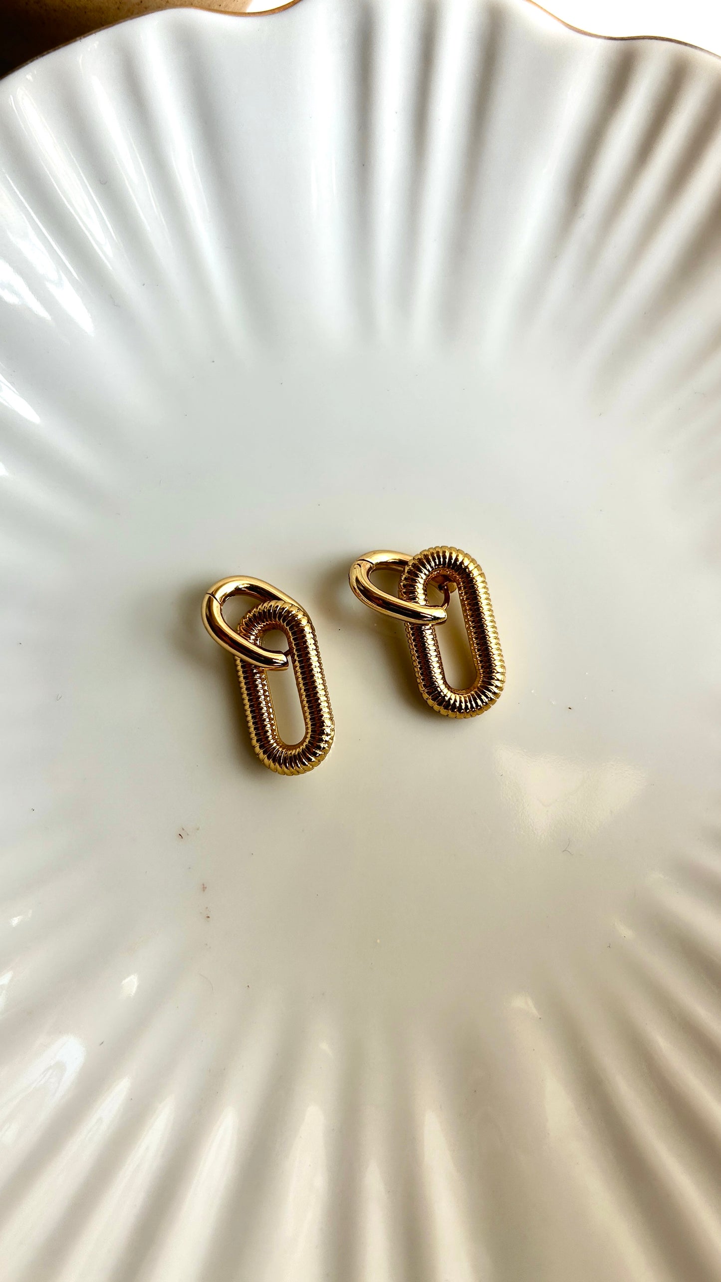 Double hoops earrings