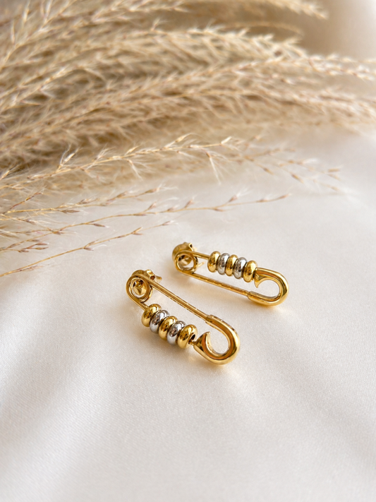 Adaa Safety Pin Earrings