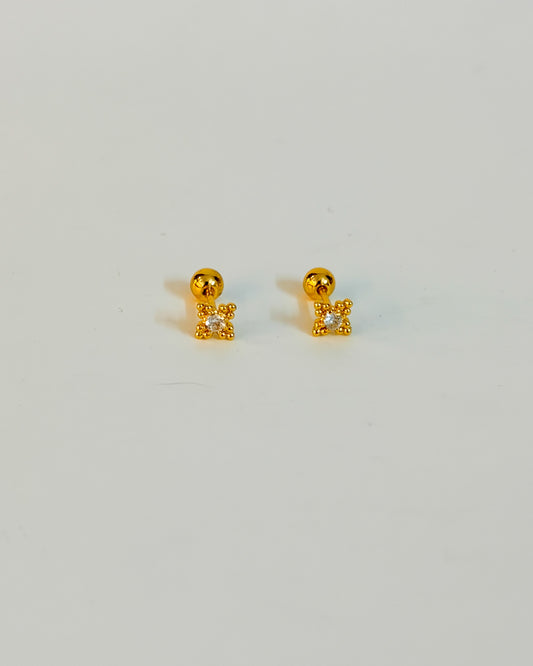Designer solitaire ball back studs
