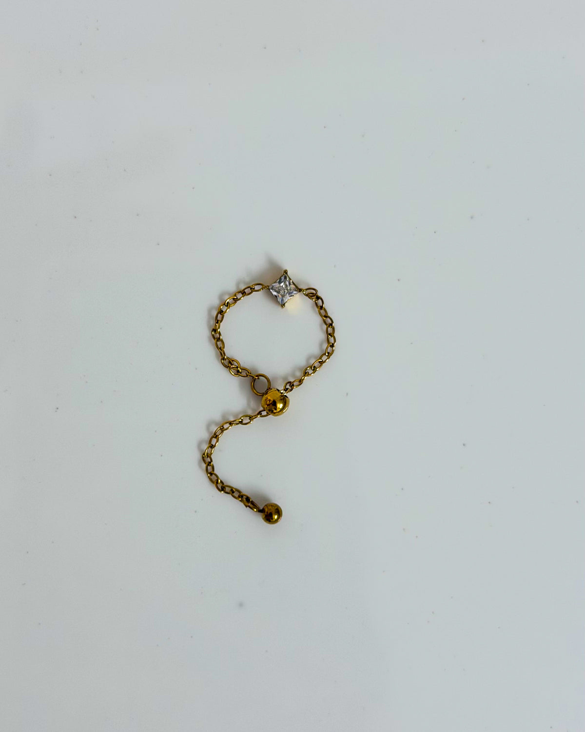 Square stone adjustable chain ring
