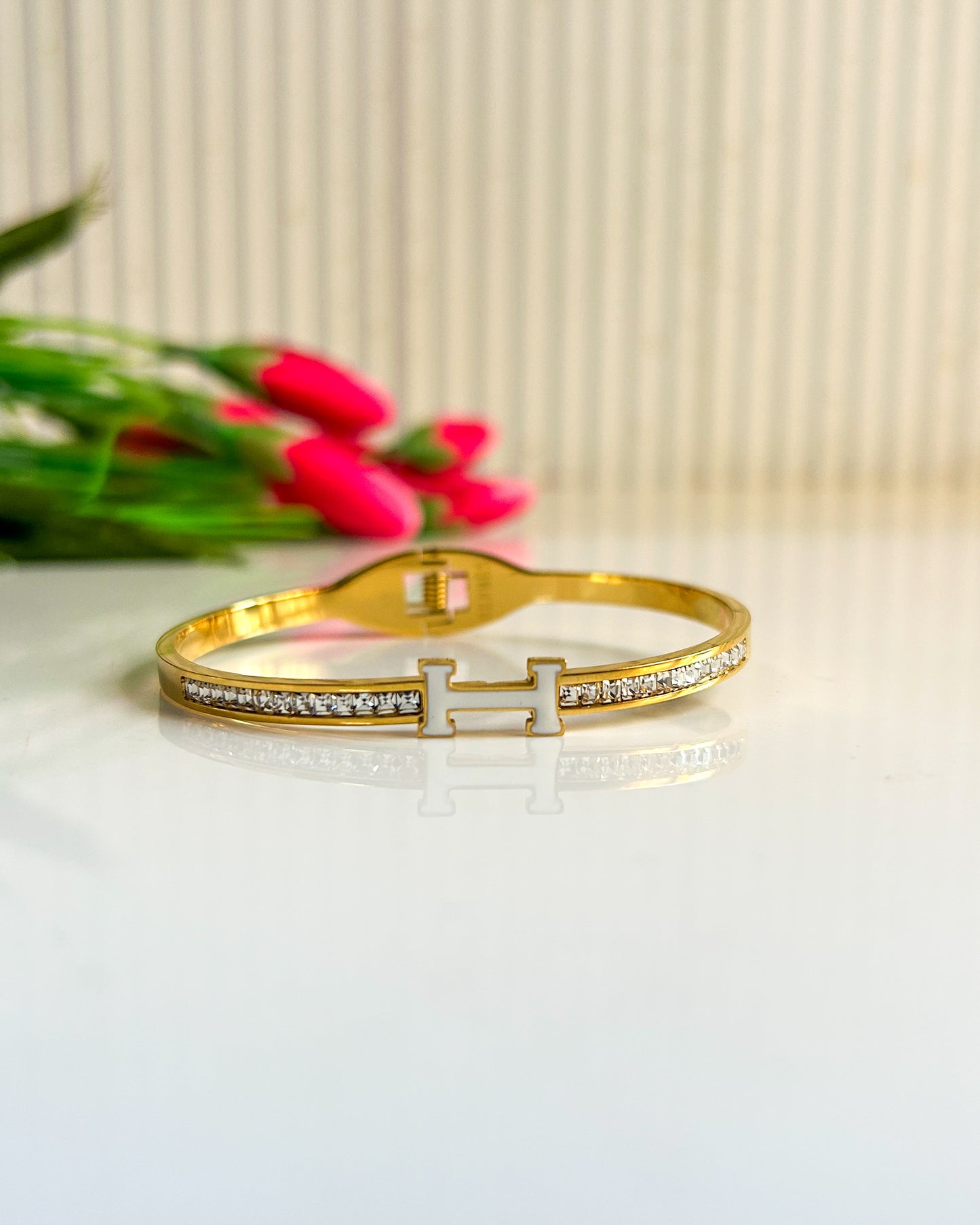 Hermes studded bracelet