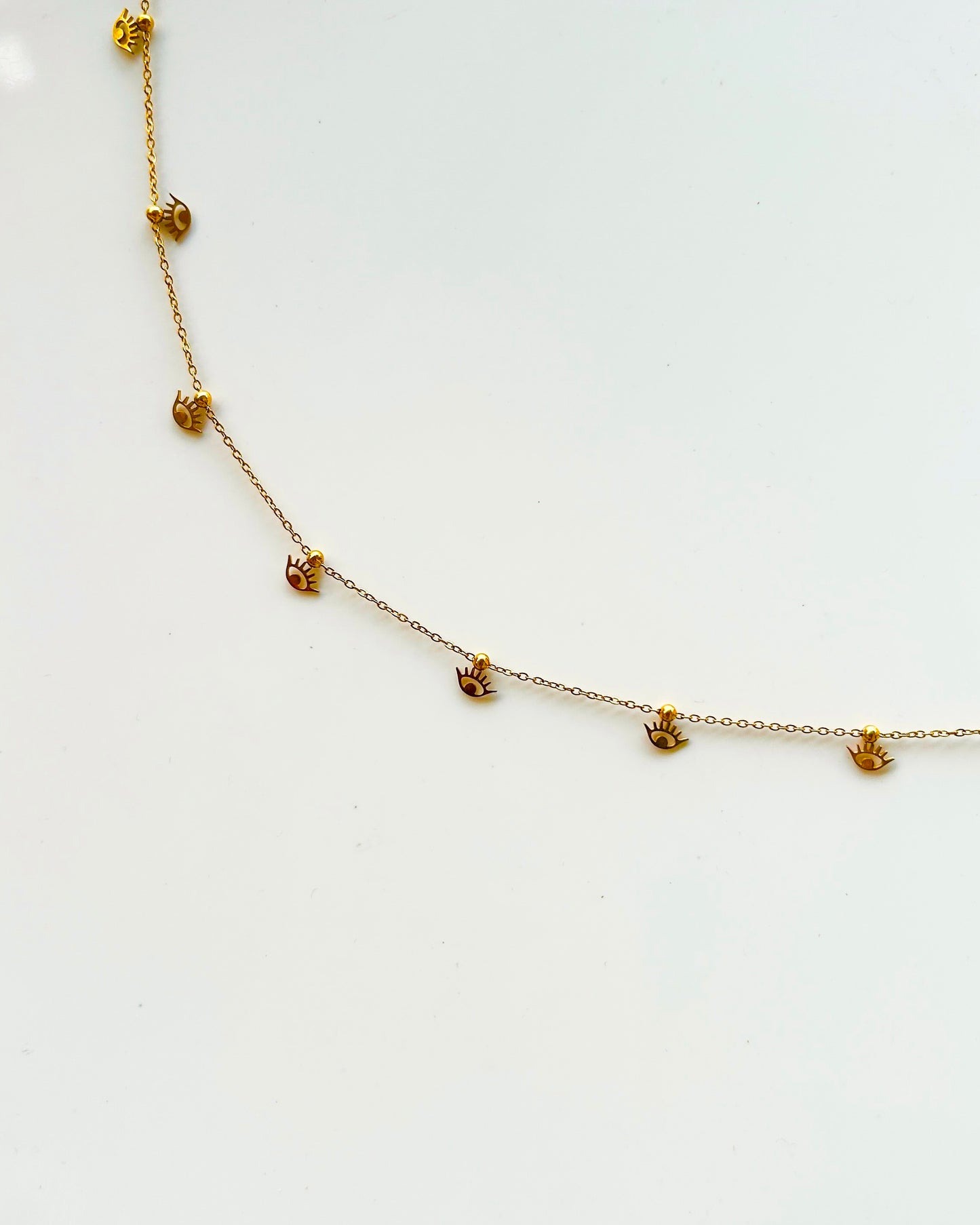 Evil eye waist chain