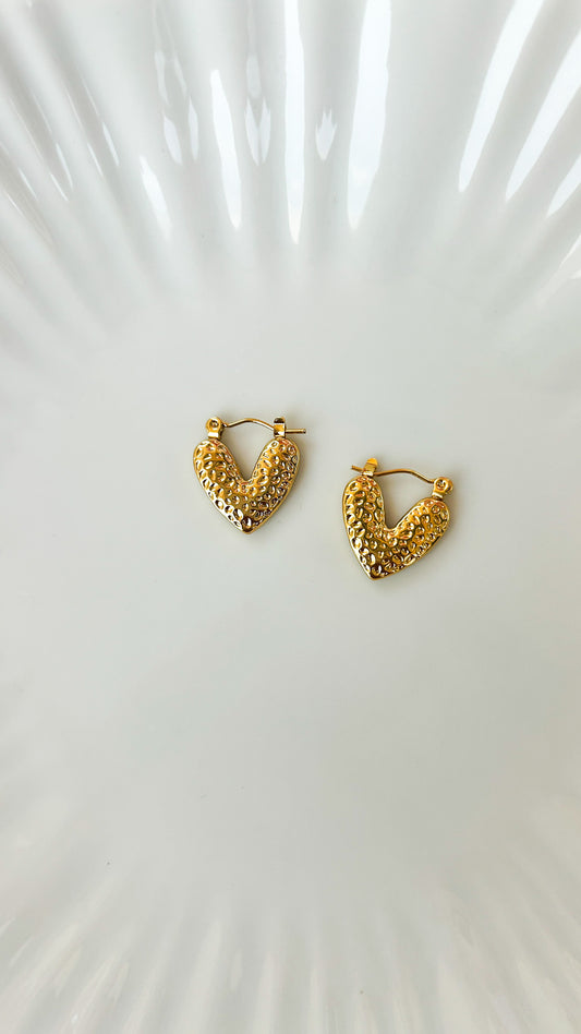 Crushed heart hoops