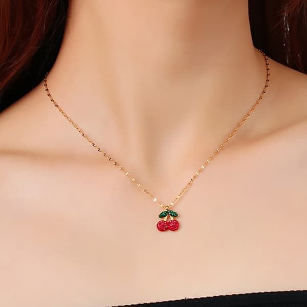 Viral Cherry necklace
