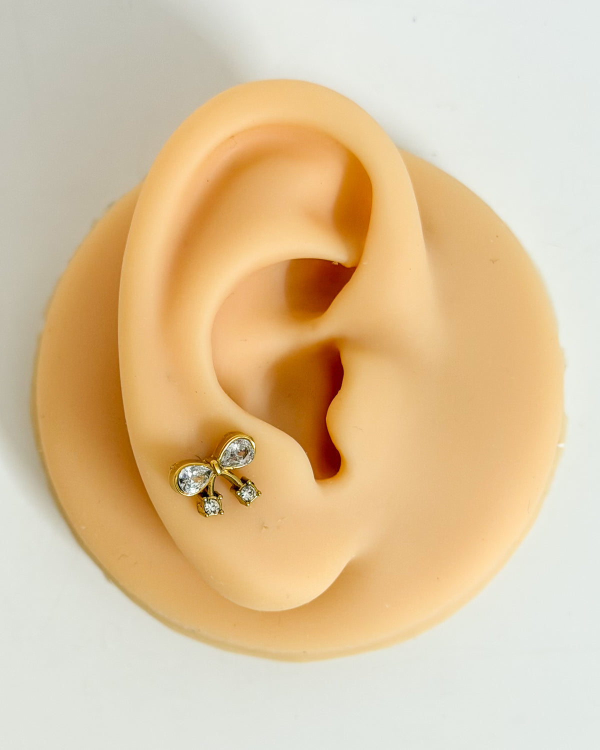 Cute bow ballback studs