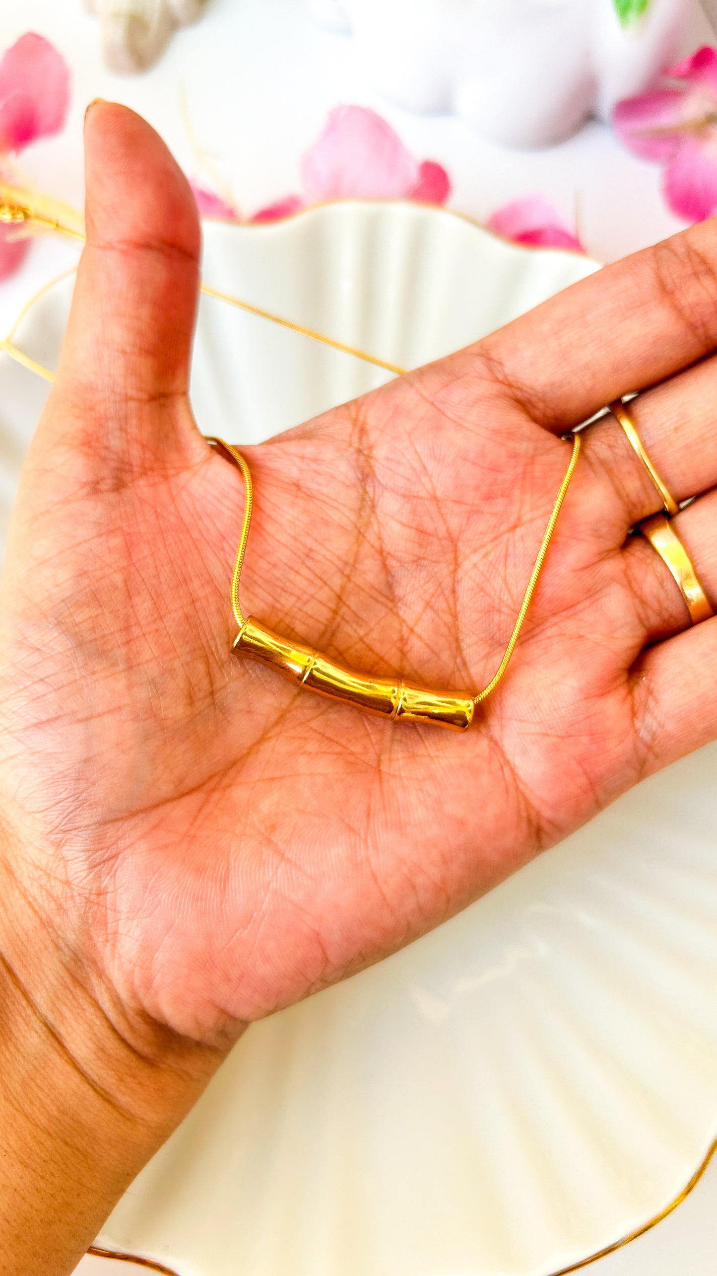 Bamboo necklace