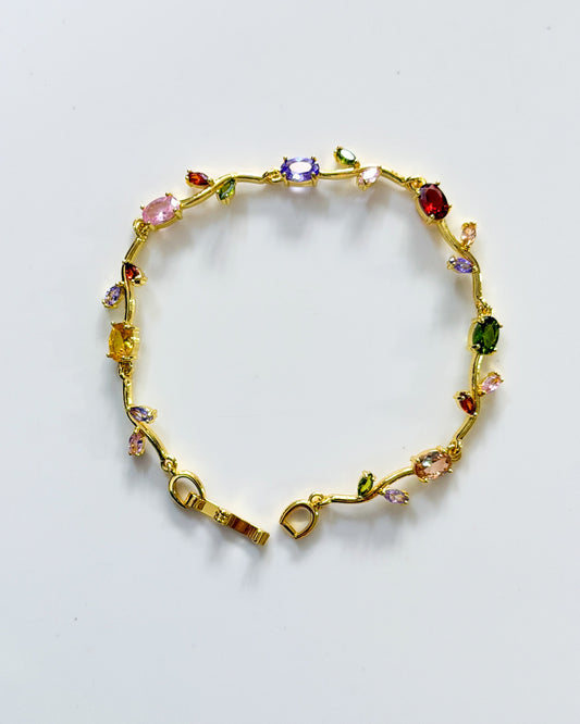 Multi colour tulip bracelet