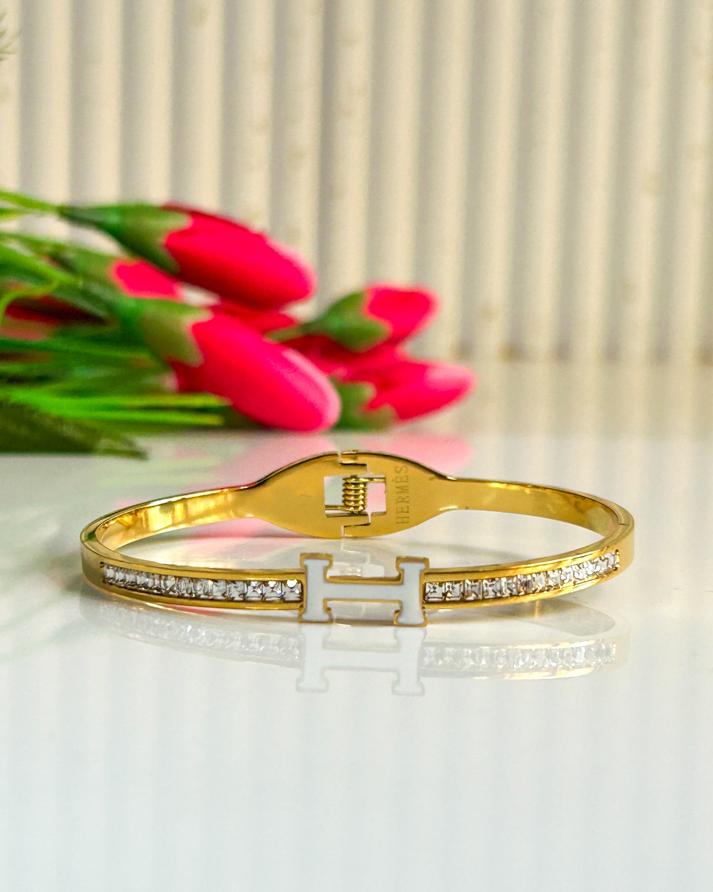 Hermes studded bracelet