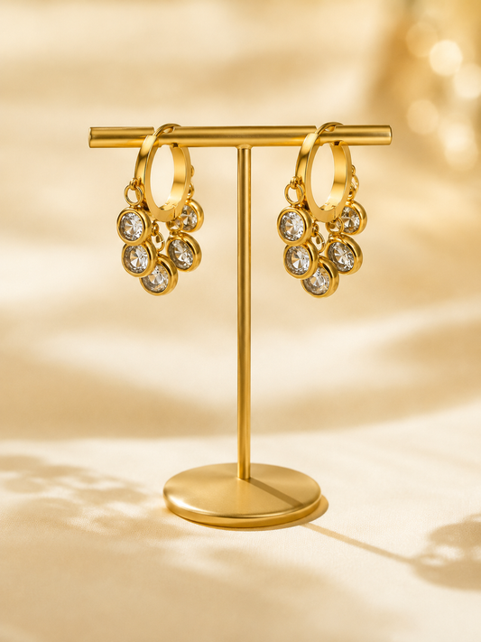 The Modern jhumka hoops