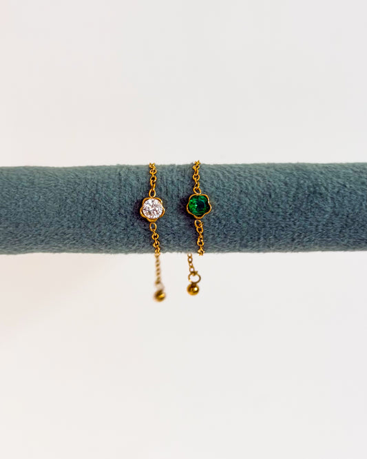Flower adjustable chain ring
