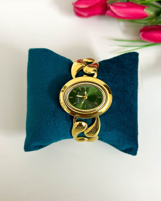 Cuban thin wrist baby size watch