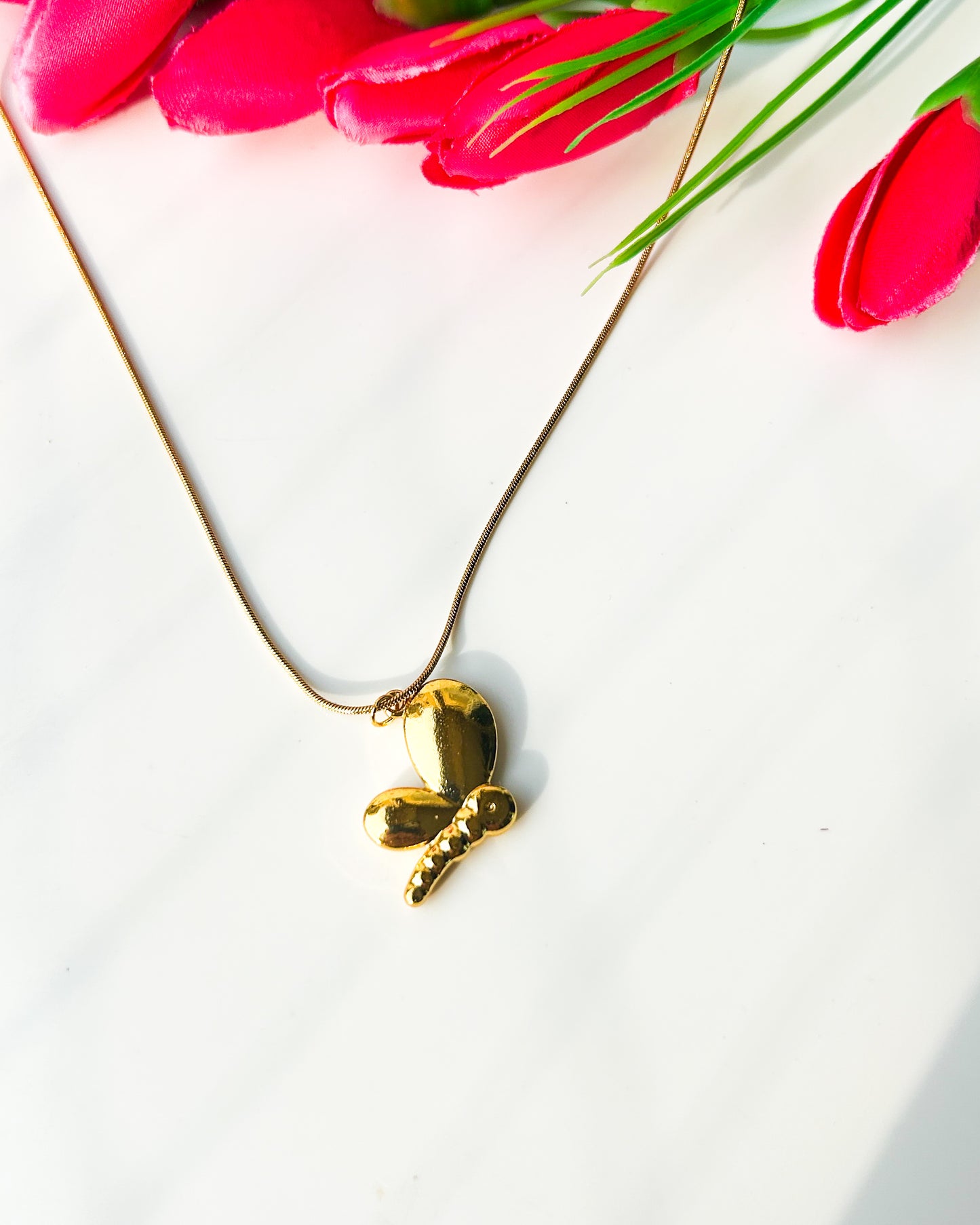Gold Butterfly necklace