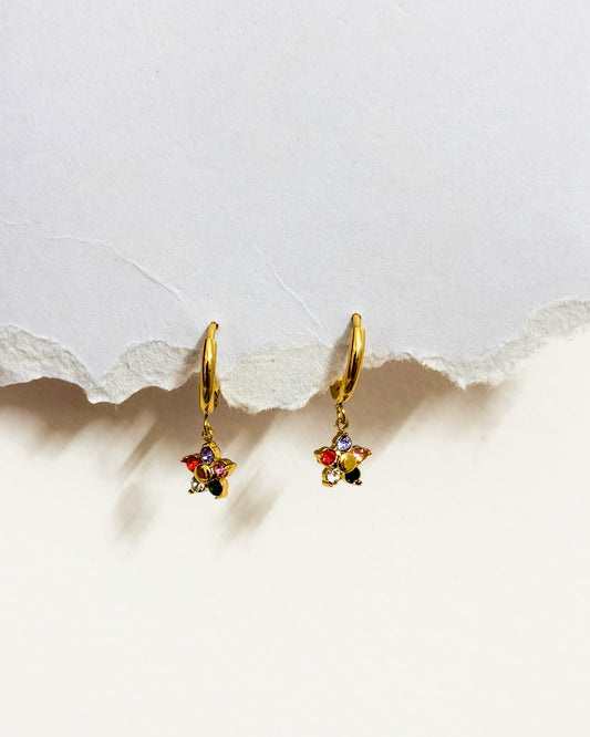 Multicoloured floral huggies