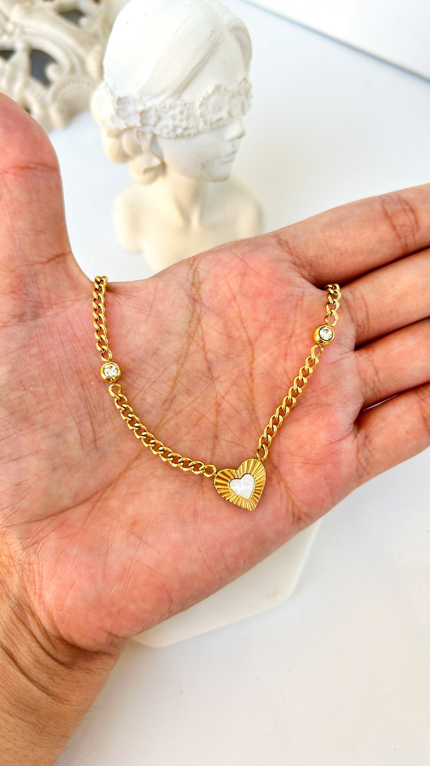 Love Glow heart necklace