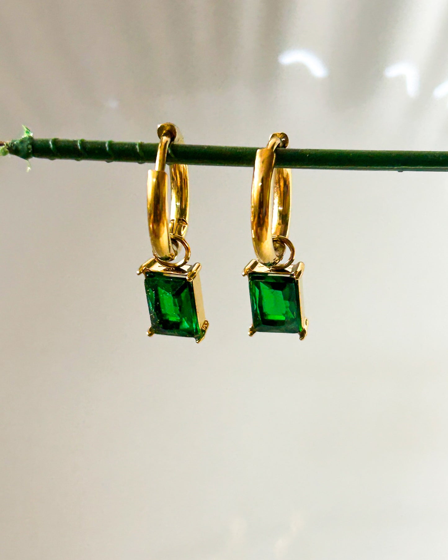 Studded hoops