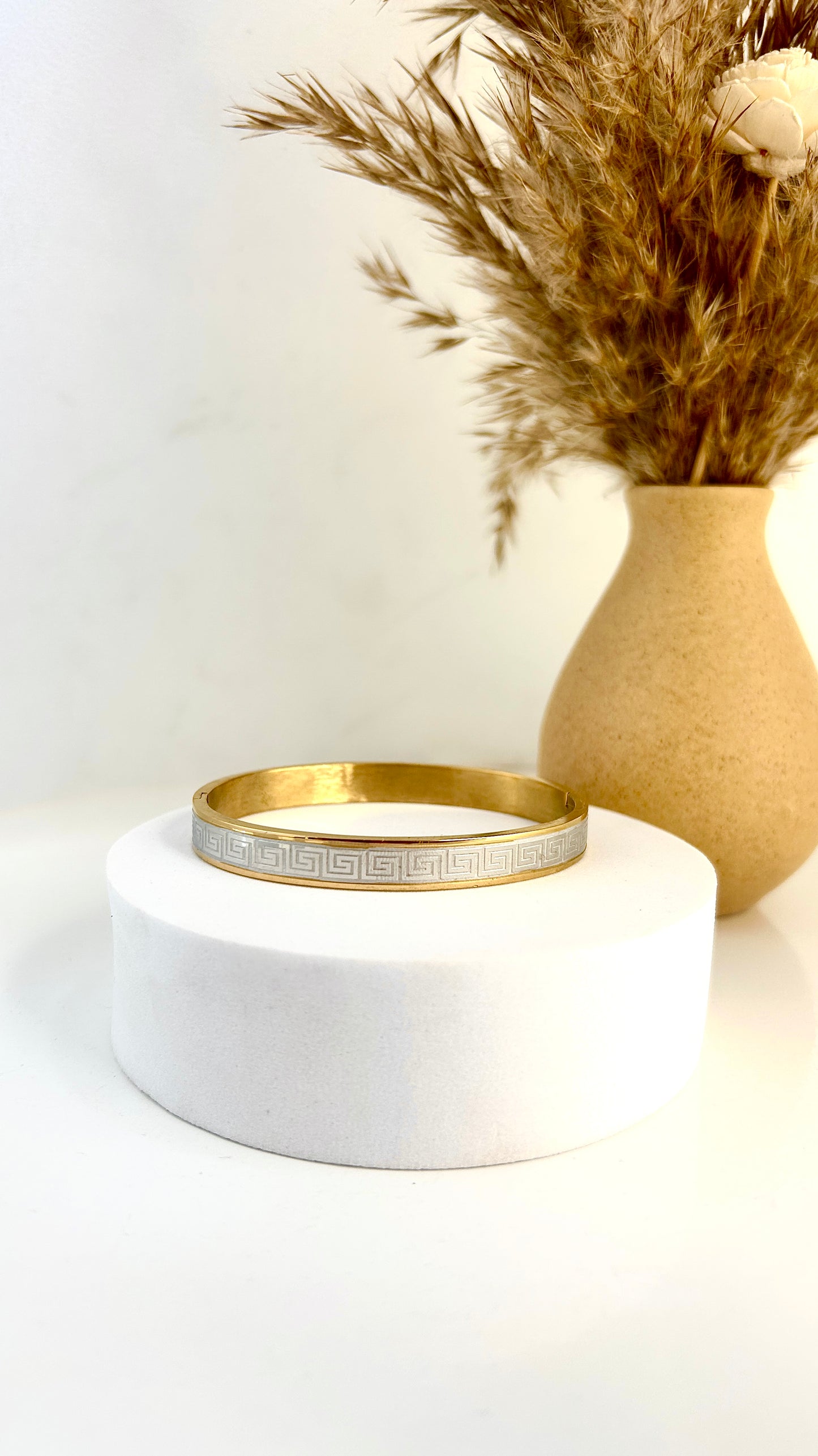 Unisex Greek meandear bracelet