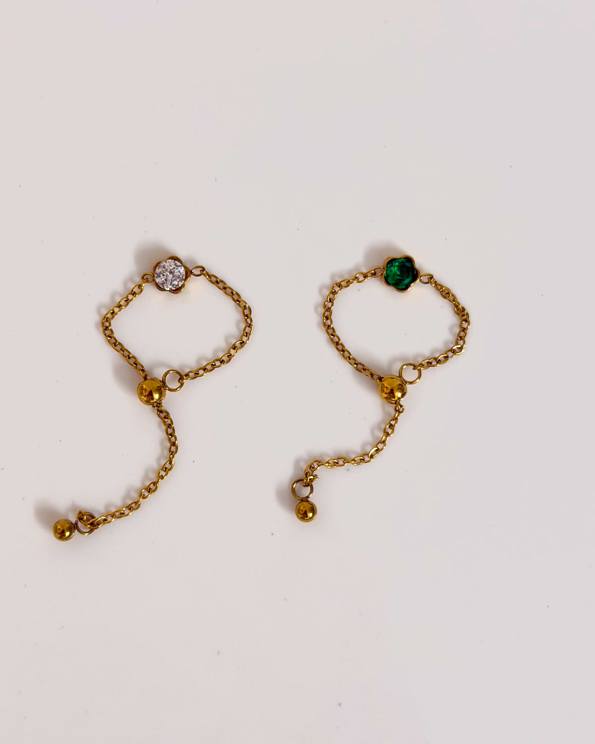 Flower adjustable chain ring