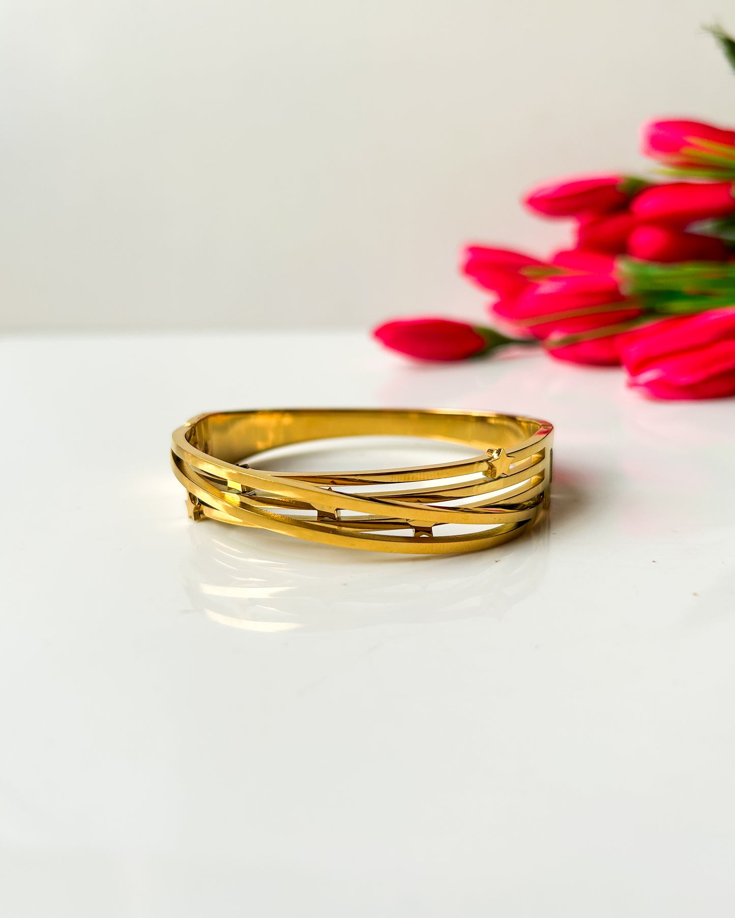 Layered chunky bracelet