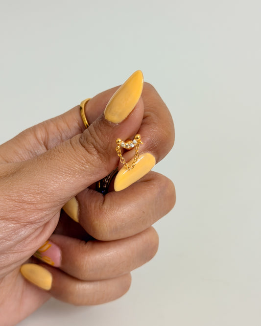 Hanging moon ball back studs