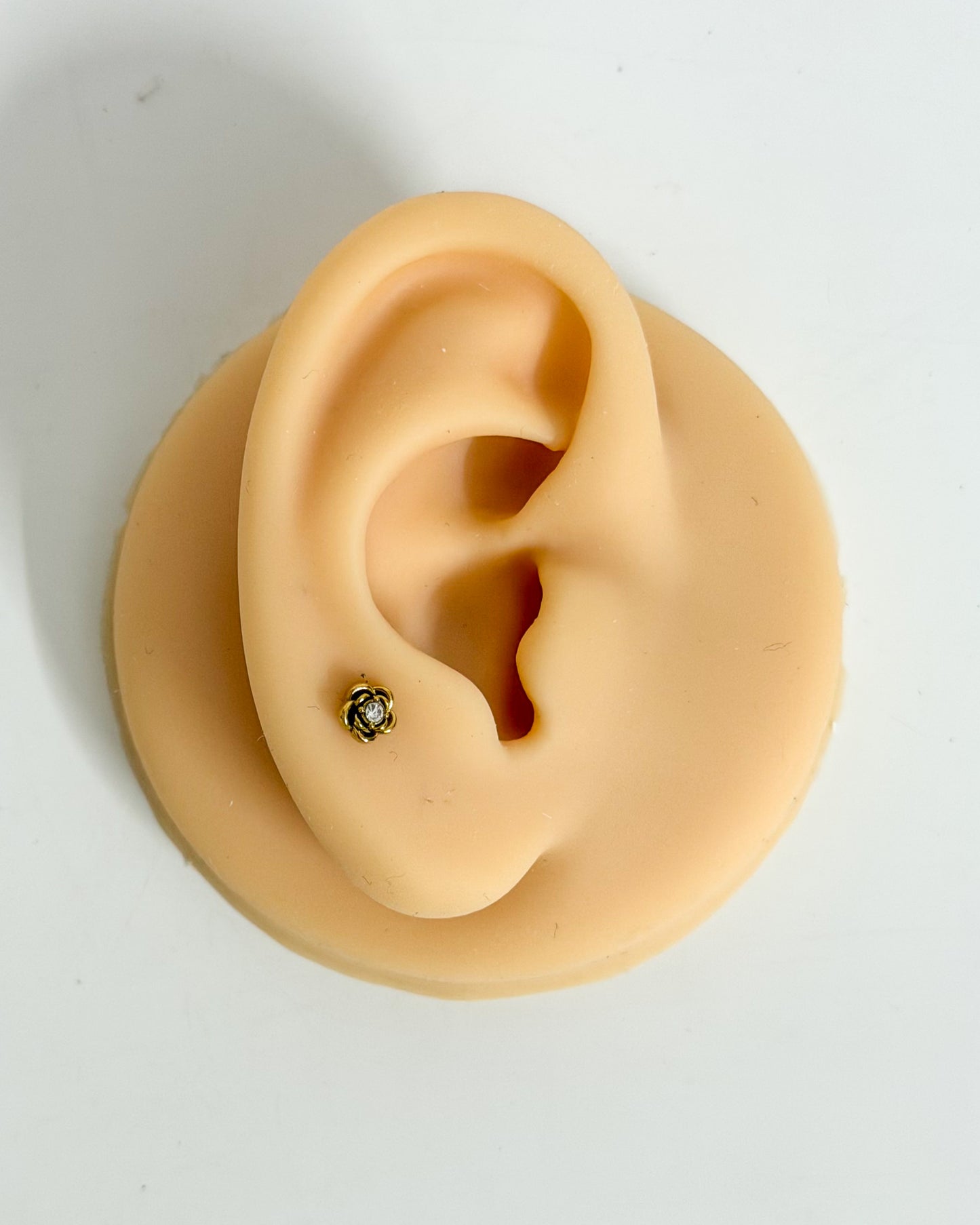 Mini rose will stone ballback studs (Ss)