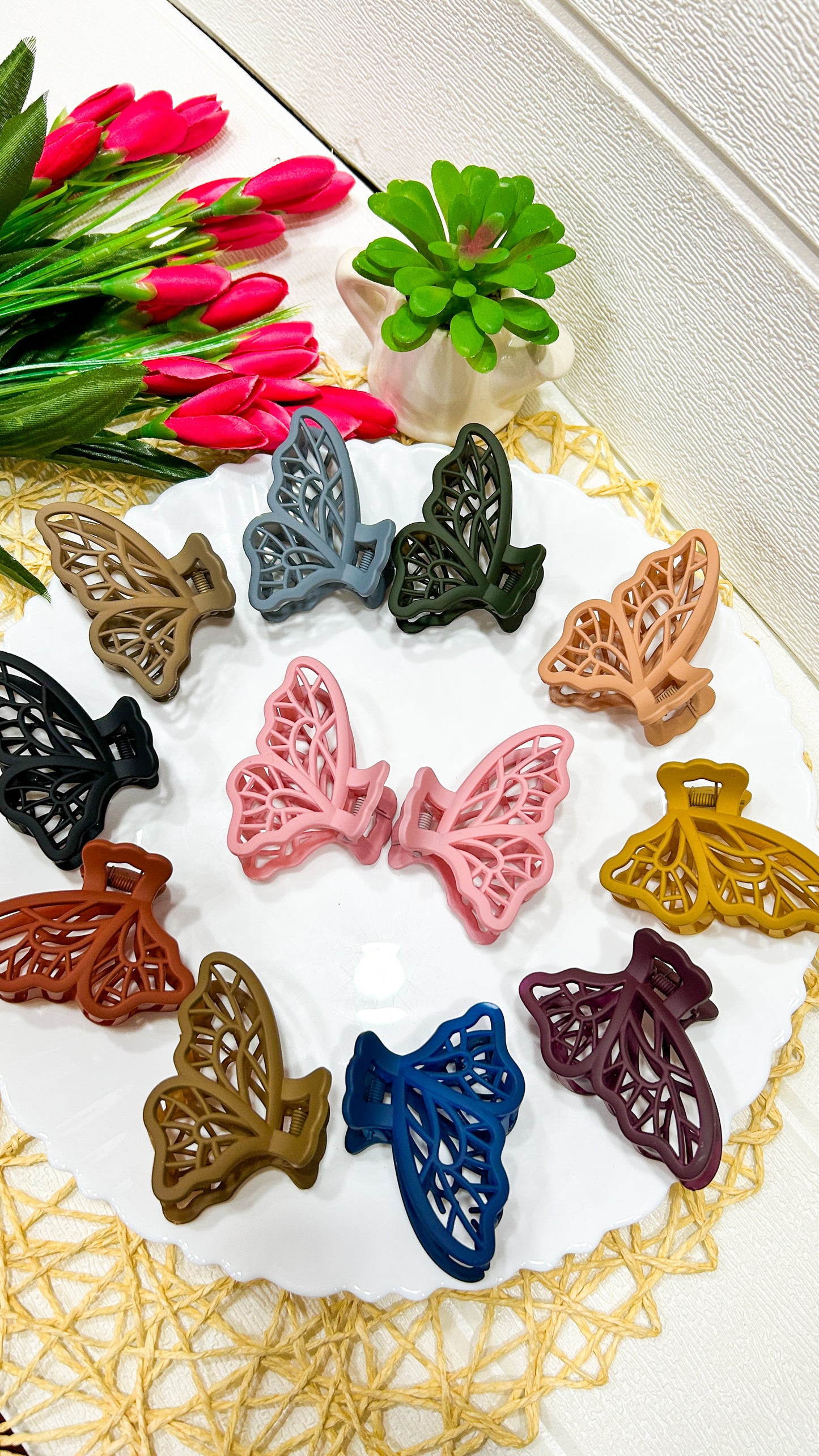 set of 2 Butterfly Claw Clips 2.0