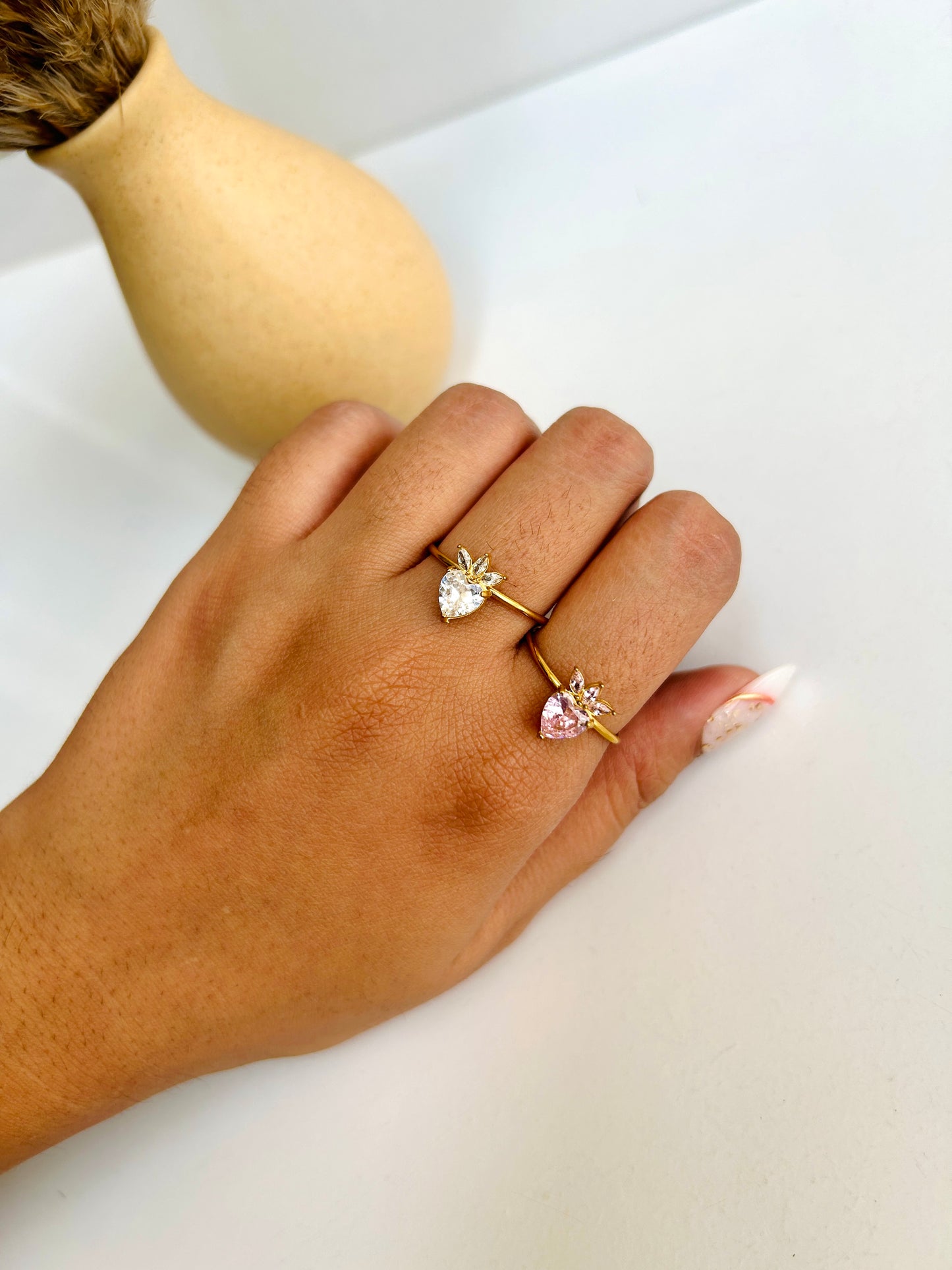 Crown heart, adjustable ring 2.0