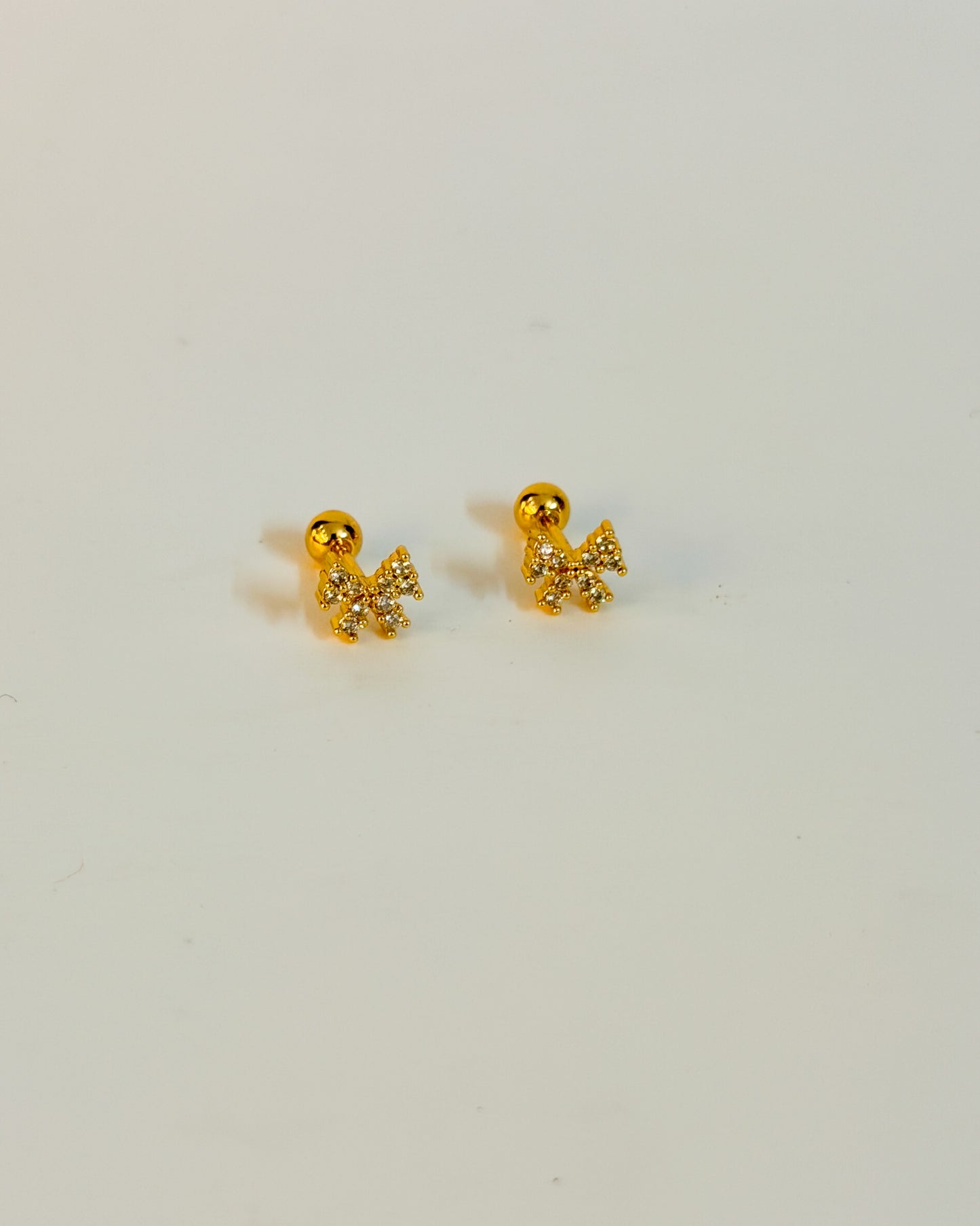 Mini bow ball back studs