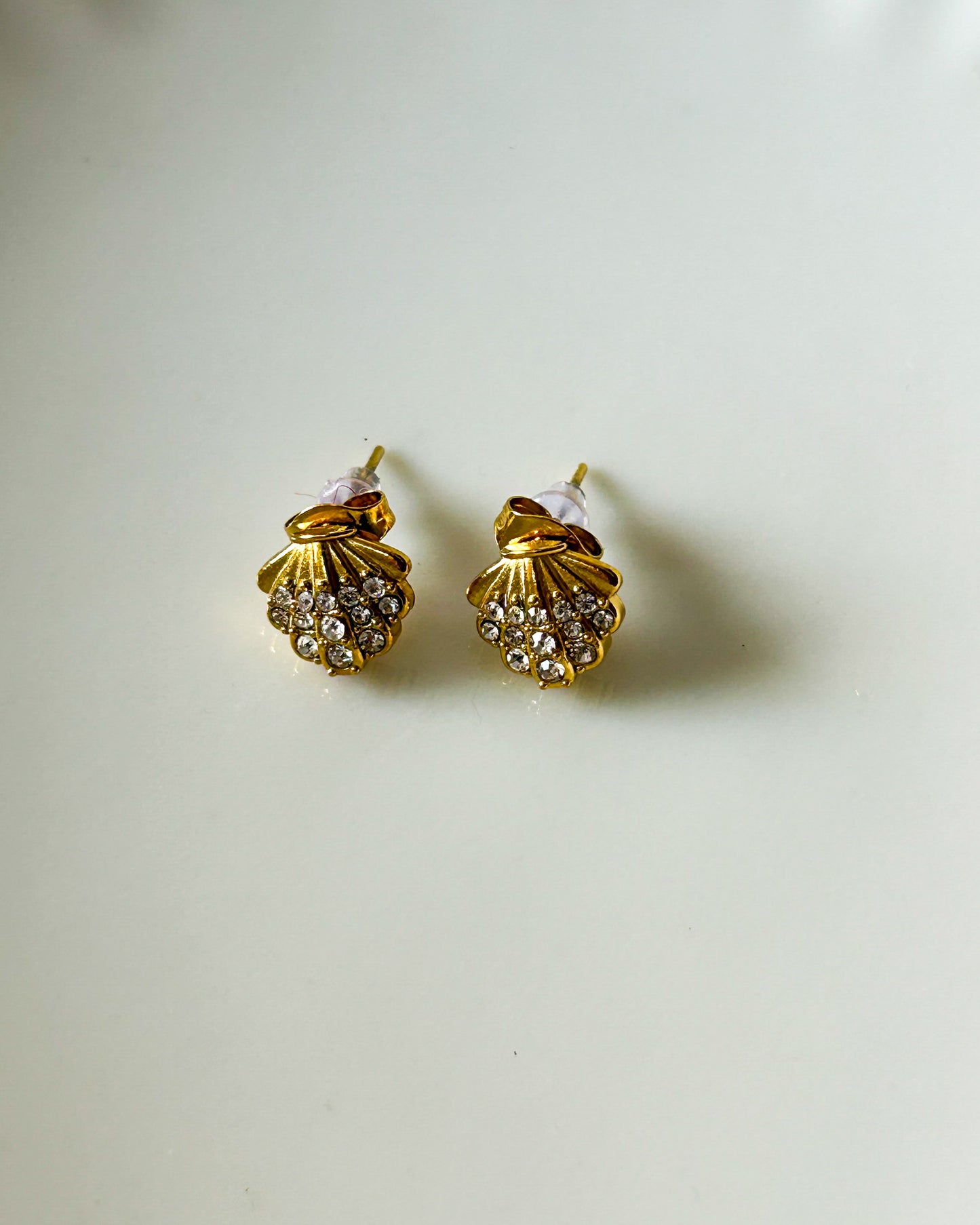 Tiny shell earrings