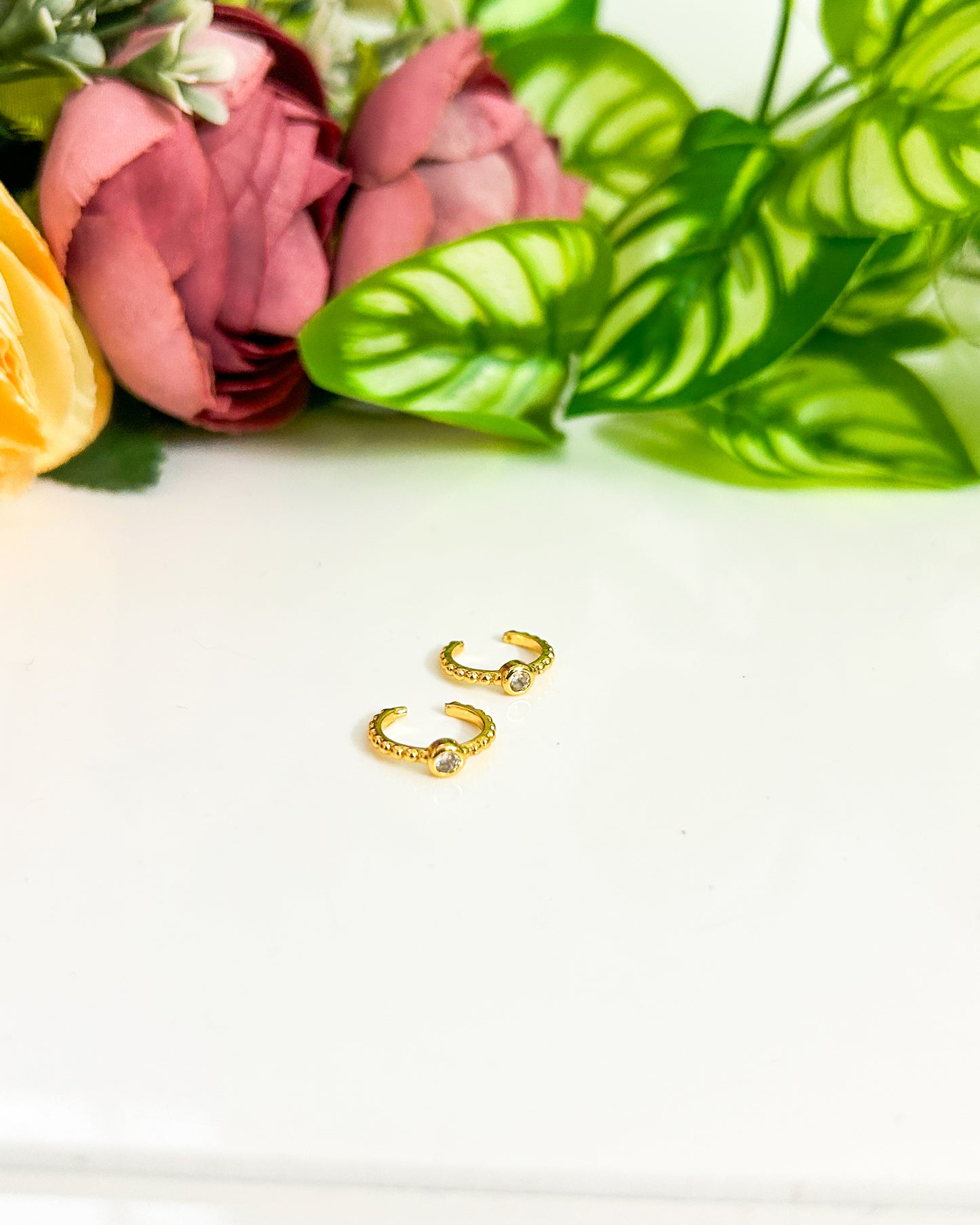 mini stone no piercing Earcuffs