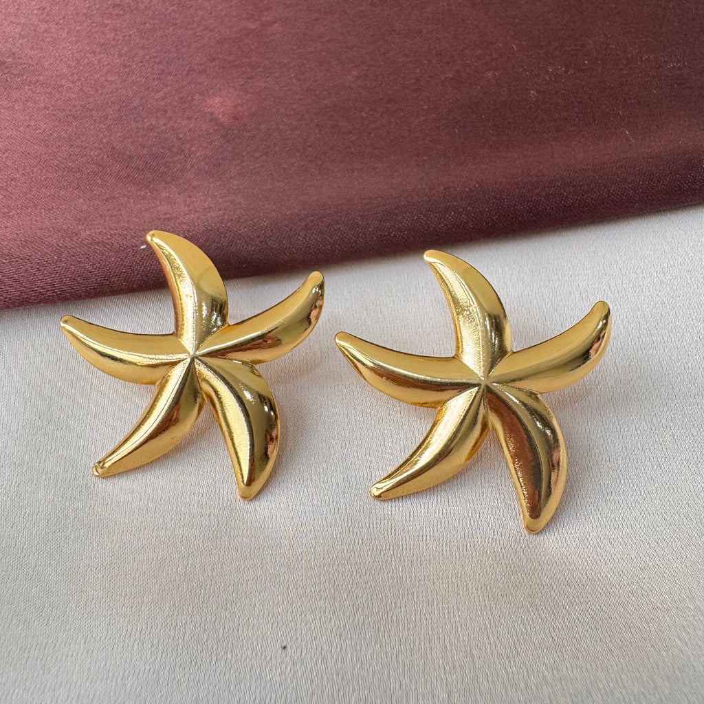 Starfish statement, earring 