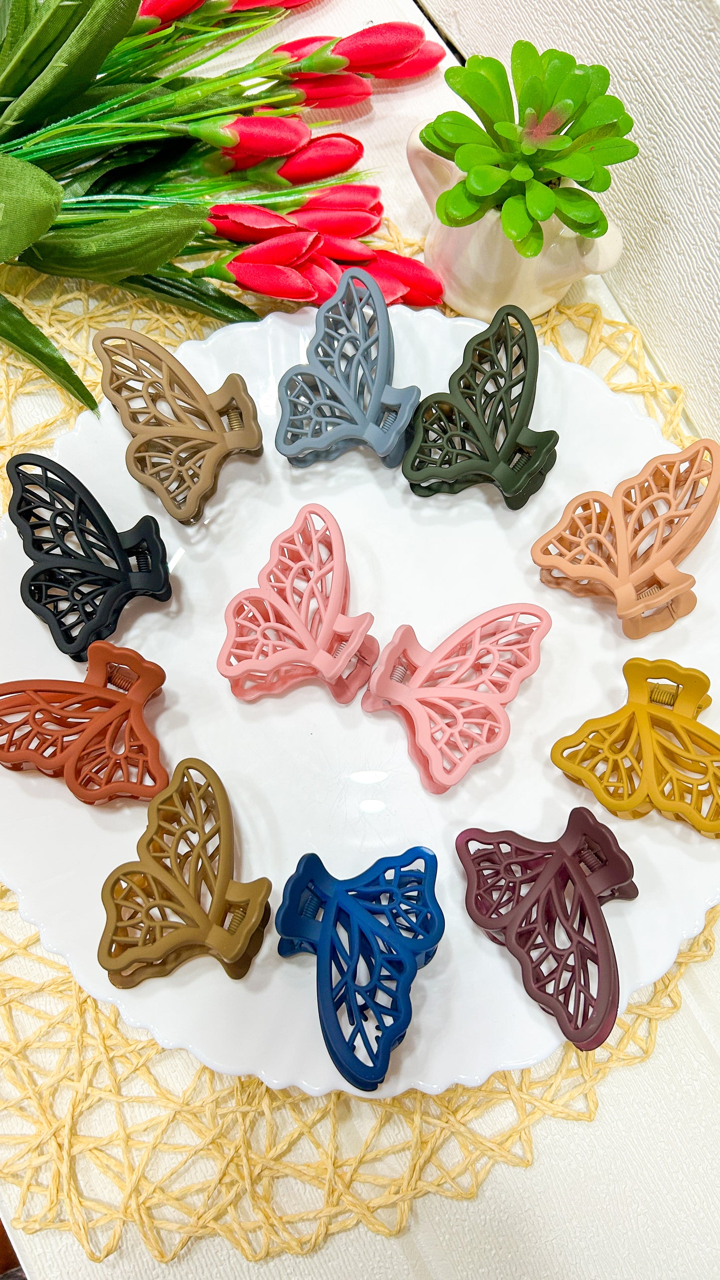 set of 2 Butterfly Claw Clips 2.0