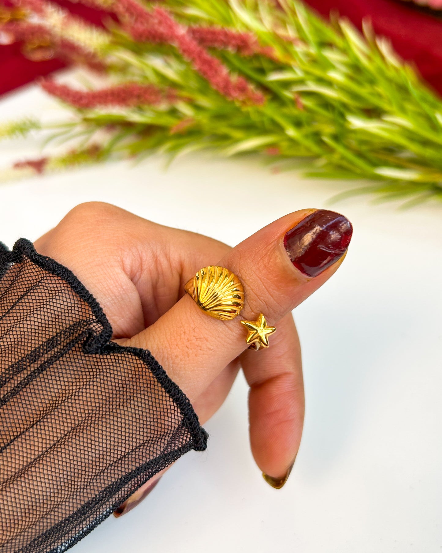 Solid shell adjustable ring