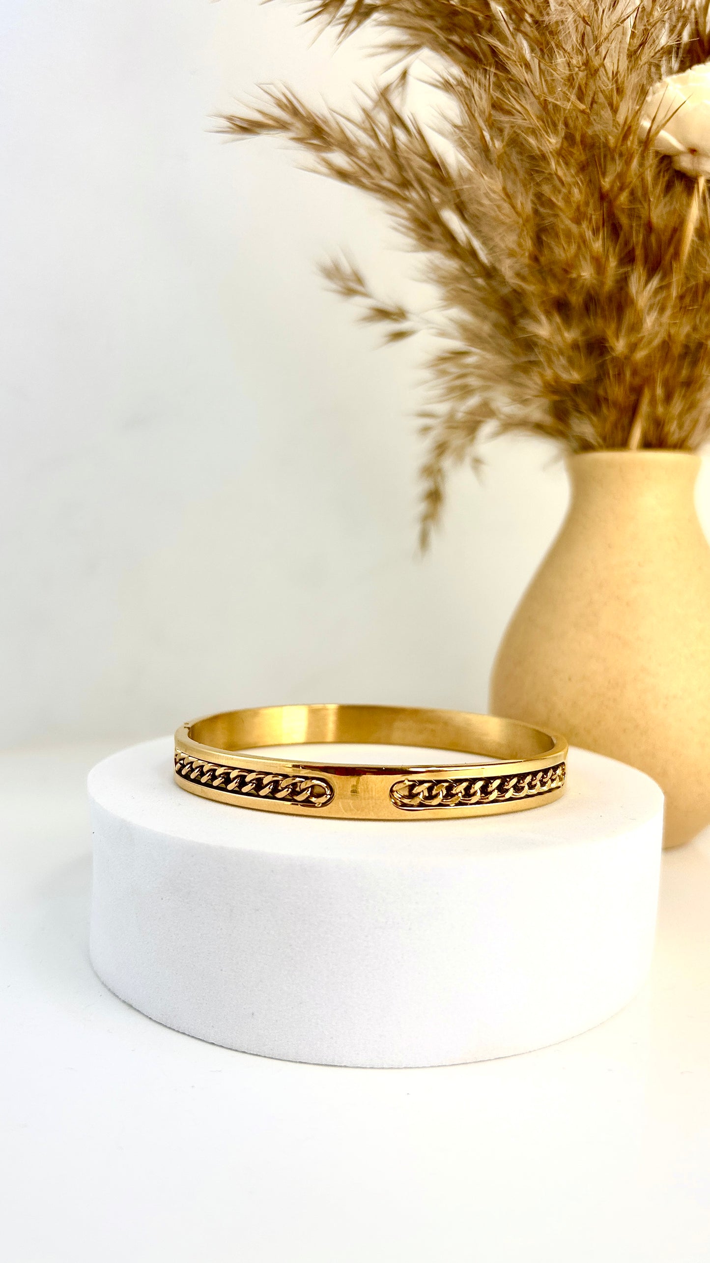 Chain patterned men bracelet