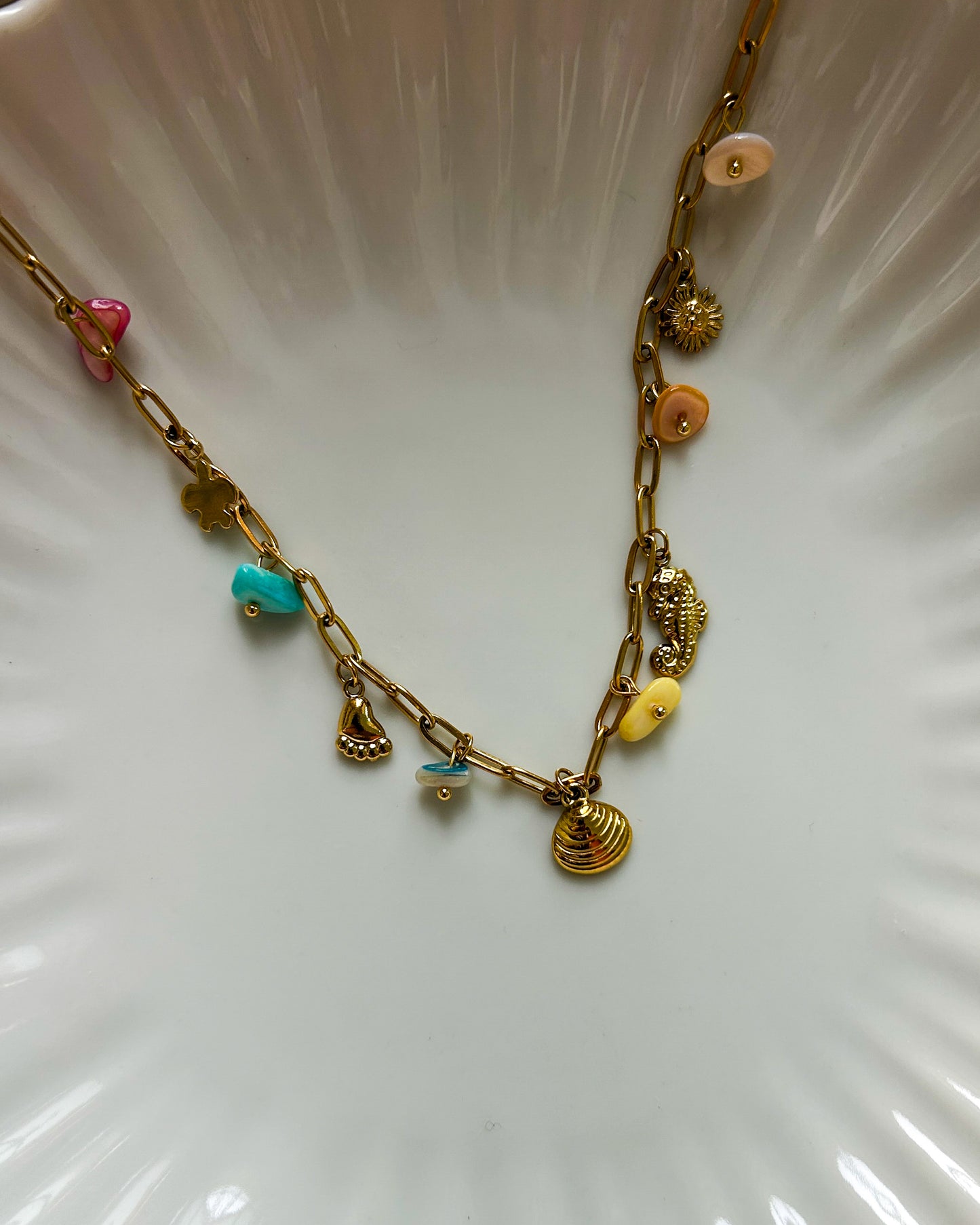 Beachy charm necklace 2.0