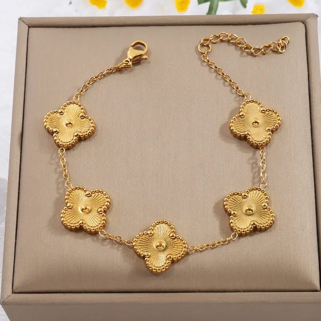 Clover Bracelet gold 