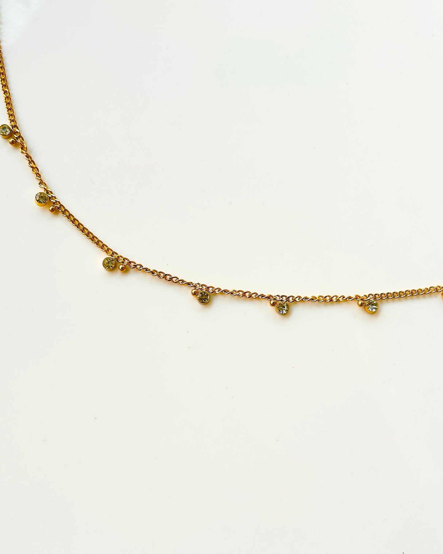 Round stone waist chain