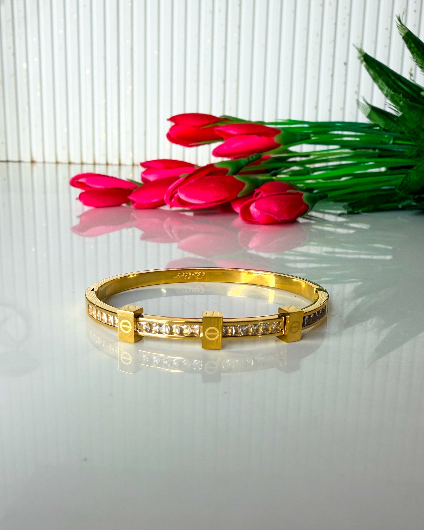 Designer cartier thin wrist/ baby size bracelet