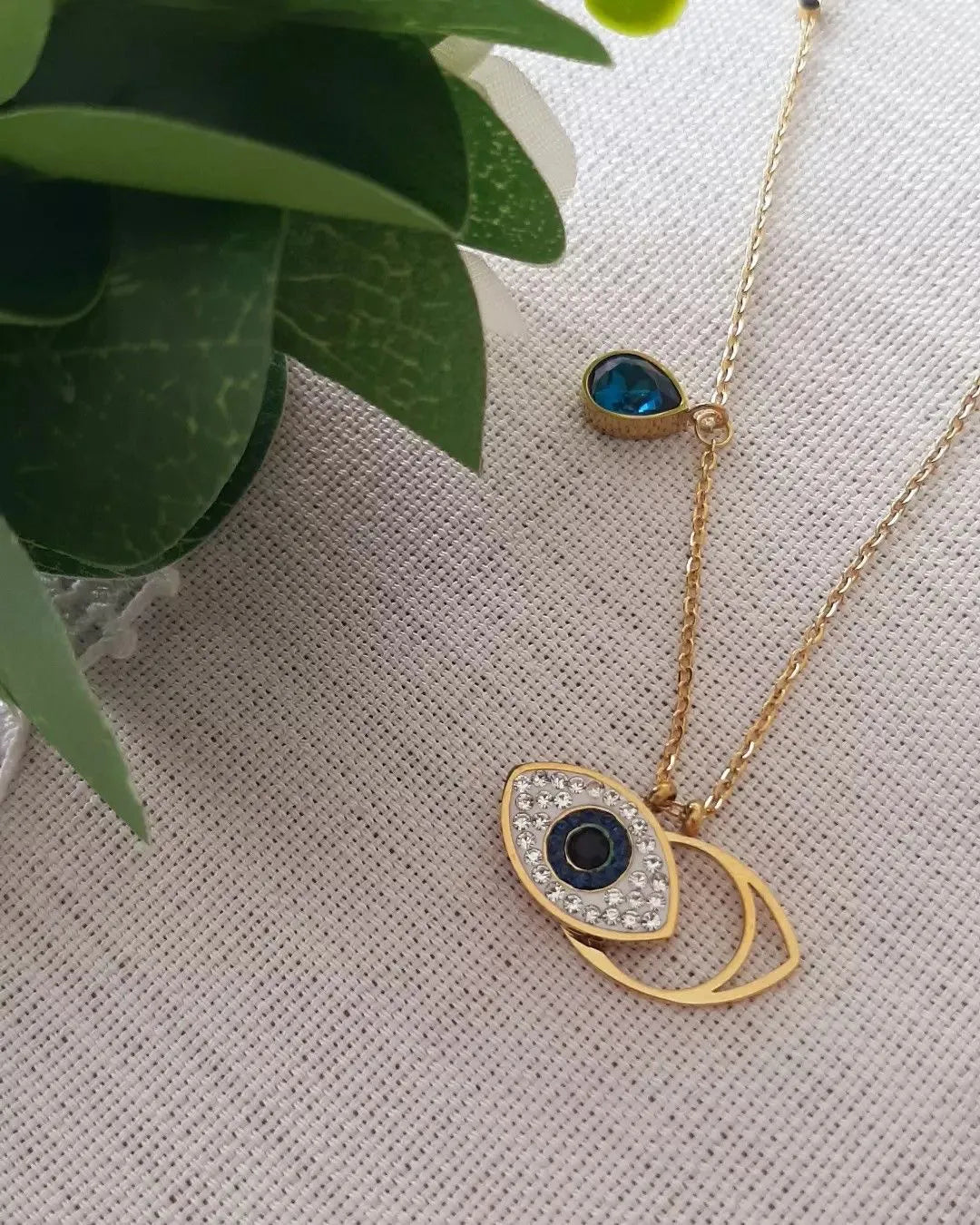 Evil eye necklace