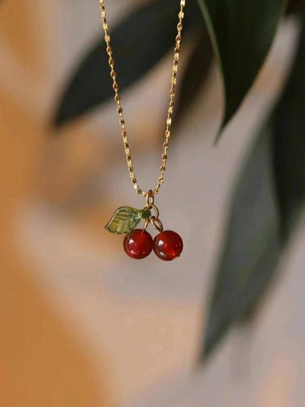 Viral Cherry necklace