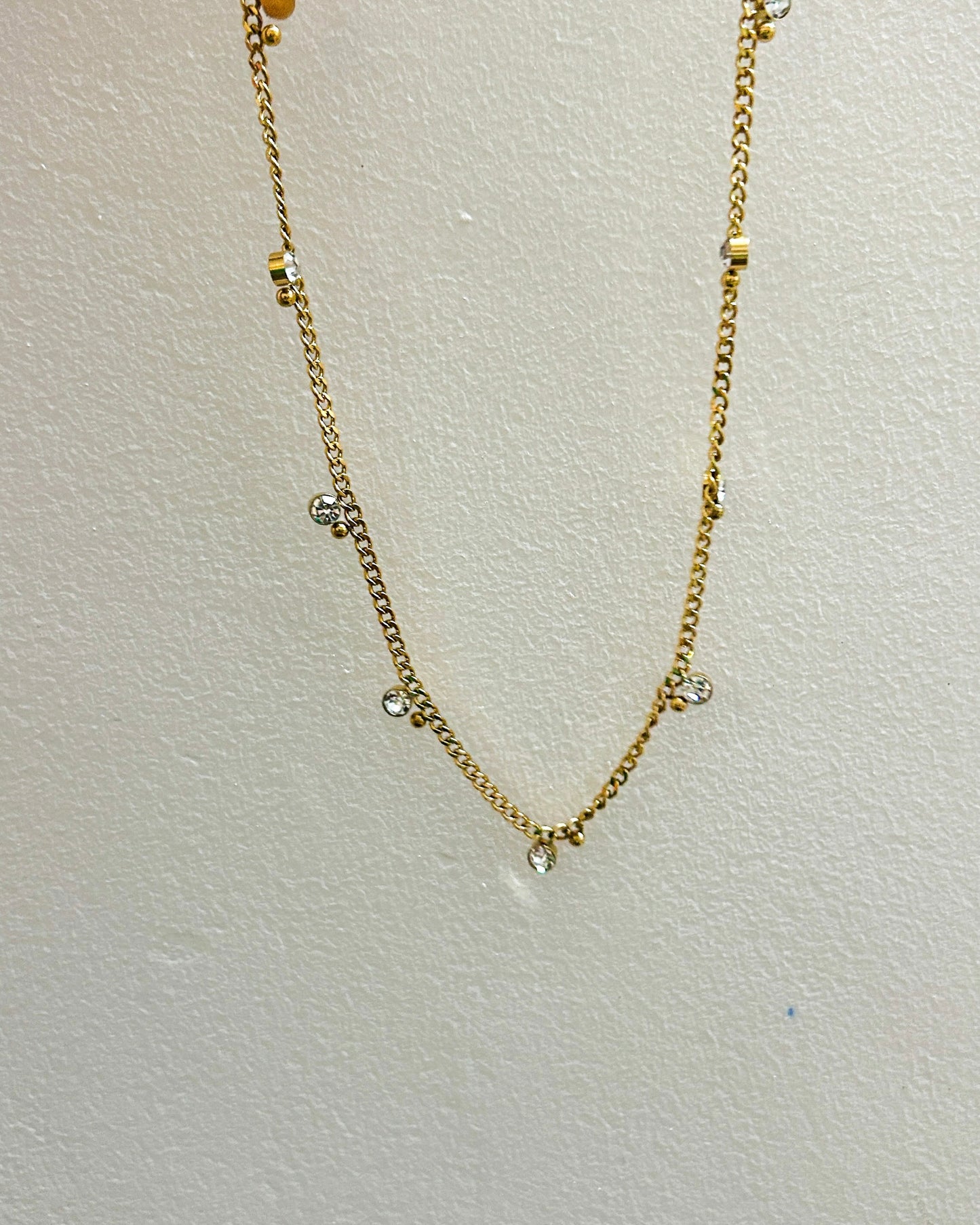 Round stone waist chain