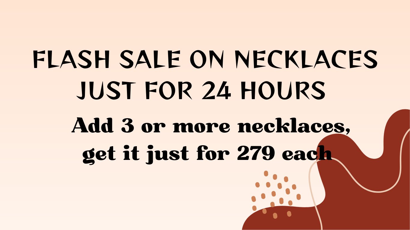 Necklace sale
