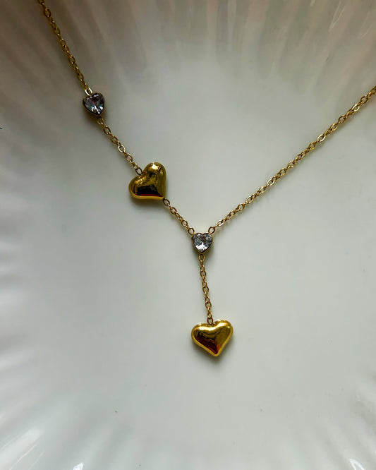 Hanging heart necklace
